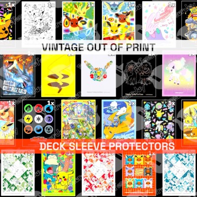 VINTAGE (1X) SINGLE POKEMON CENTER TCG ULTRA PRO ETB DECK PROTECTOR CARD SLEEVE