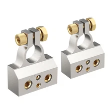 1Pair Battery Terminal Connectors Kit 0/4/8/10 Gauge AWG Positive Negative Clamp