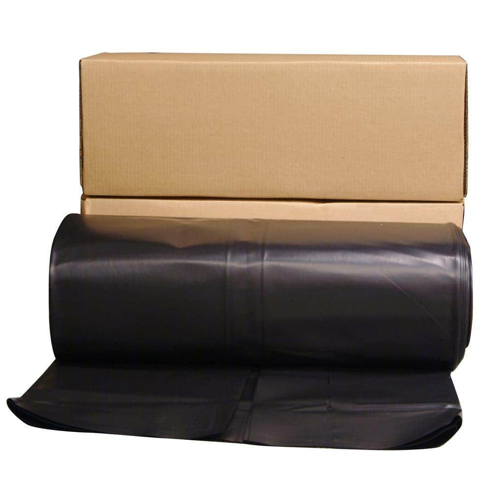 6 mil Plastic Sheeting Roll Tarp Cover Extra Heavy Duty Paint 12 x 100 Black ✅✅✅