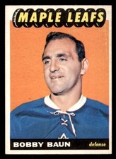 1965-66 Topps - #13 Bob Baun VG/EX (Wrinkle) *RC1