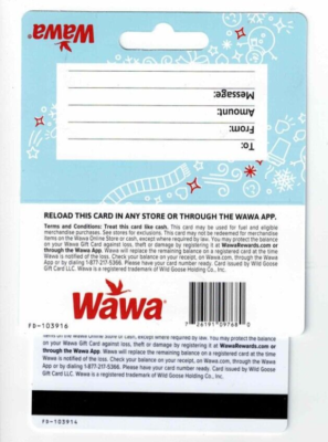 WAWA Gift Card Christmas Holidays - 2022 Limited Edition- Collectible