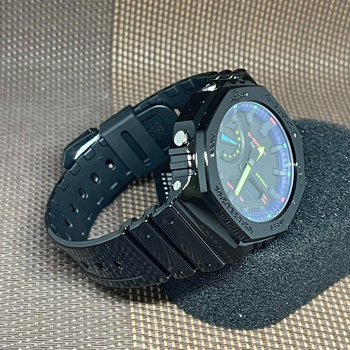 Casio G-Shock GA-2100RGB-1A Virtual Rainbow Gloss Resin Casual