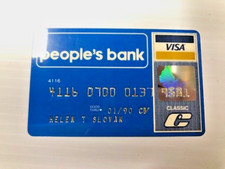 VINTAGE EXPIRED Visa- People's bank - Regional Connecticut Bank-- CREDIT CARD-25