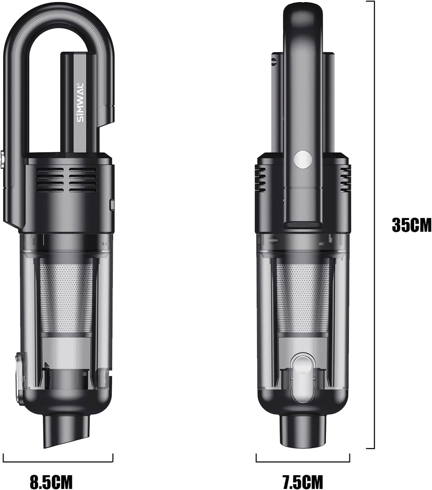 Handheld Car Vacuum Cleaner Cordless 9500PA Powerful Suction Portable