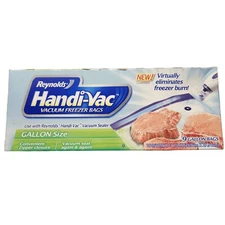 Reynolds Handi-Vac Vacuum Freezer Bags Gallon Size Discontinued