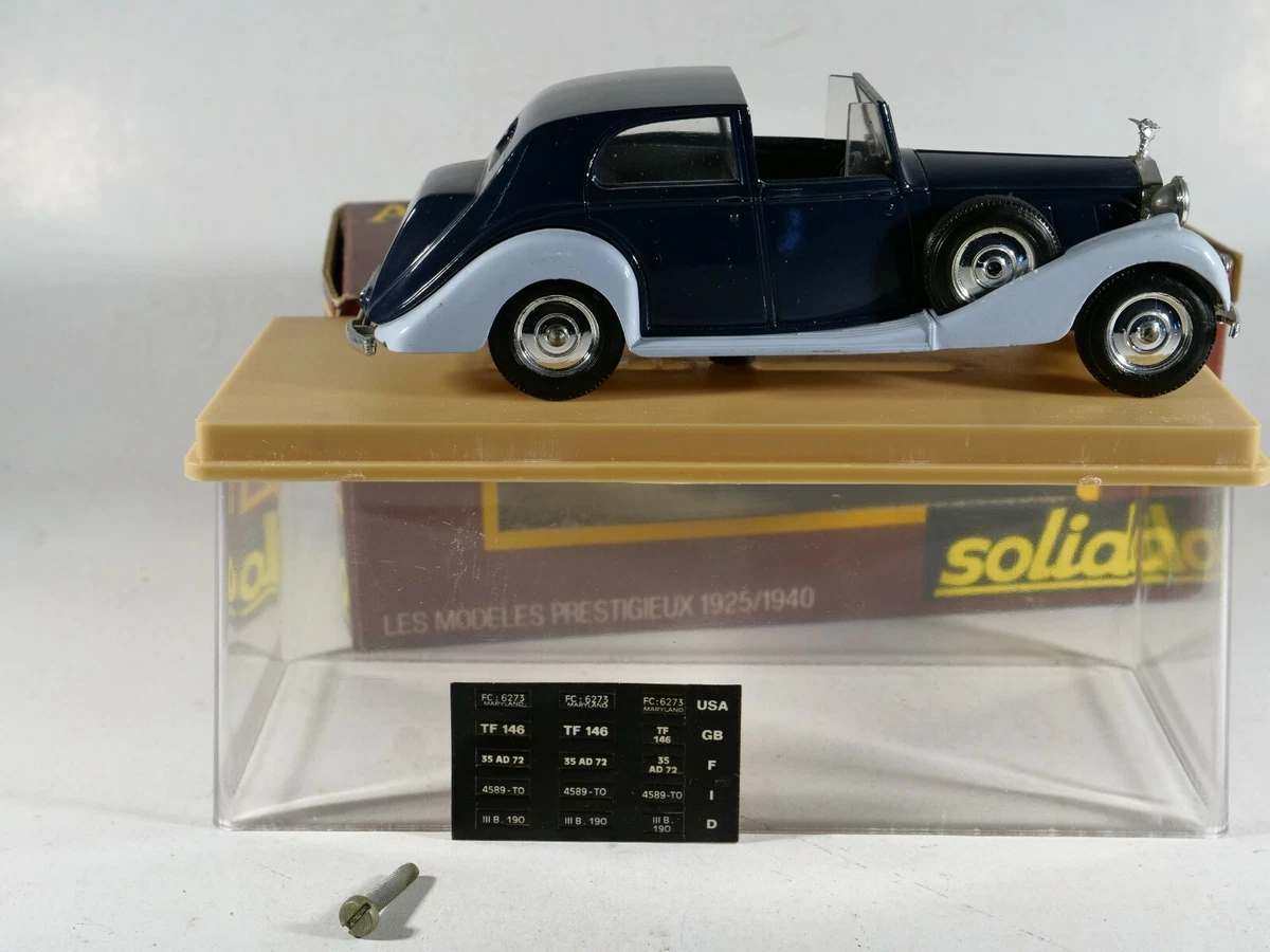 Miniature Rolls Royce Solido Prestige - 1/20 - Occasion