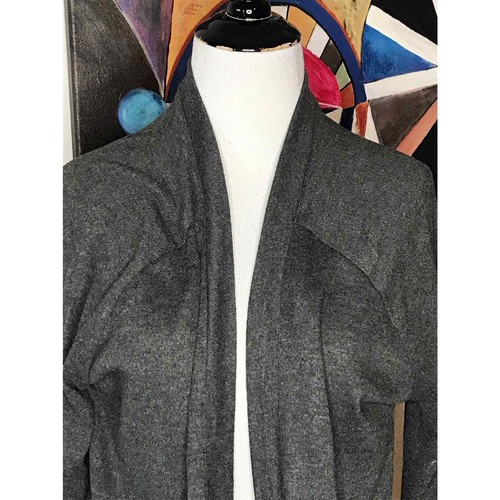 No Boundaries Womens Gray Cardigan Jacket Lightweight Top Large - Picture 3 of 7