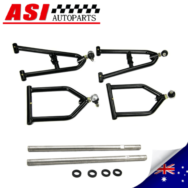 For Yamaha Banshee 350 YFZ350 Adjustable Extended Aarms+Tie Rod Ends