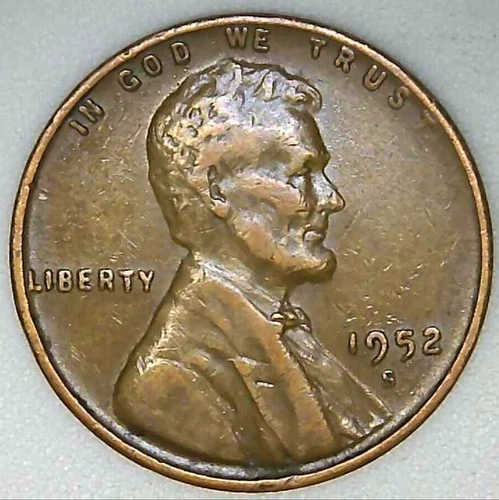 1952-S 1C Lincoln Wheat Cent XF 23lc0517-2