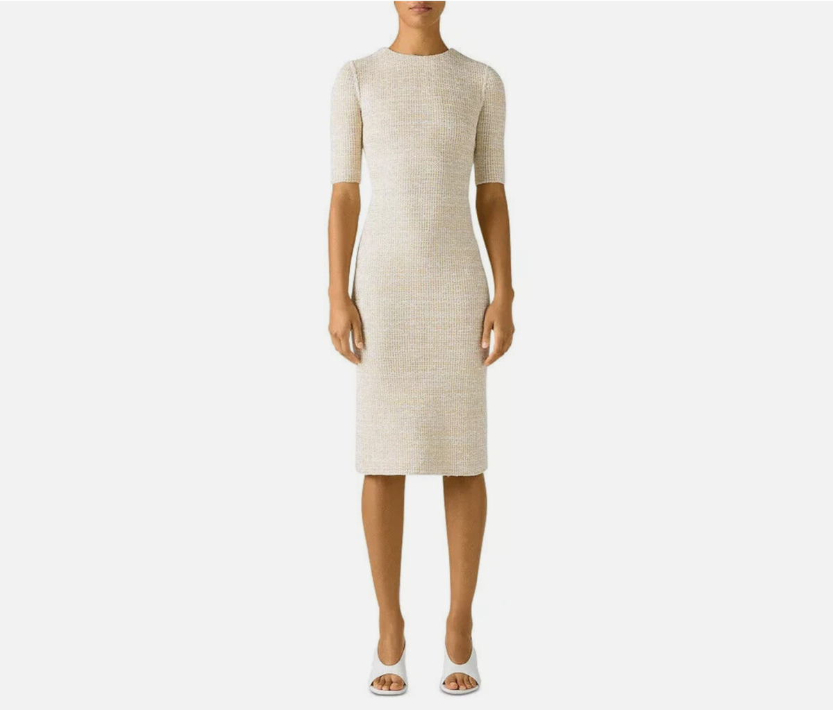 #2230 St. John bouclé knitted dress size 0