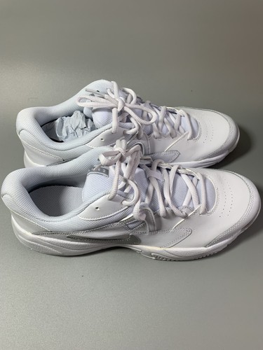 Nike Women's Court Lite 2 Tennis Shoe, White/Metallic Silver-White, 11.5 Regular