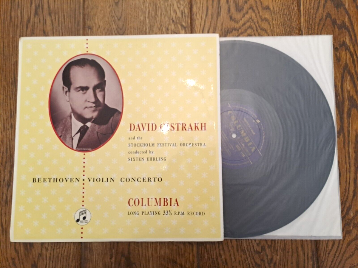 David Oistrakh - Beethoven Violin Concerto In D . 1st COLUMBIA