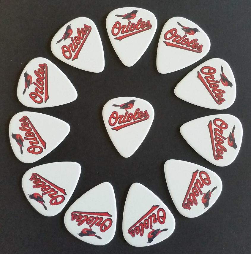 Baltimore Orioles Logo Guitar Picks (12 picks) - (Buy 2, save 50% on 2nd)