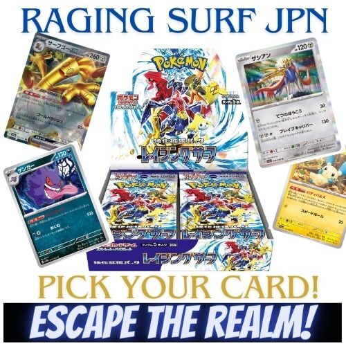Pokemon Japanese Raging Surf SV3a US seller - Pick your card! Complete your set