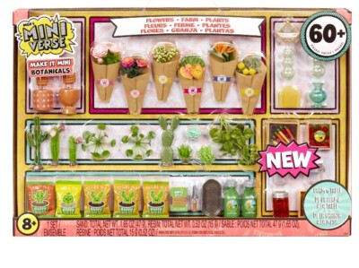 60+ Miniverse Make It Mini Farm Flowers Gardening Spring Plants Toys  Lot of 4