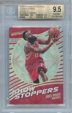 2016-17 Panini Revolution James Harden Show Stoppers Galactic BGS 9.5