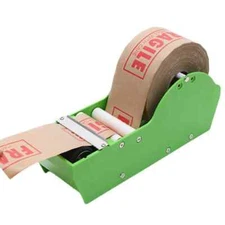 Water Activated Gummed Kraft Paper Tape Packaging Dispenser Green Kraft Paper