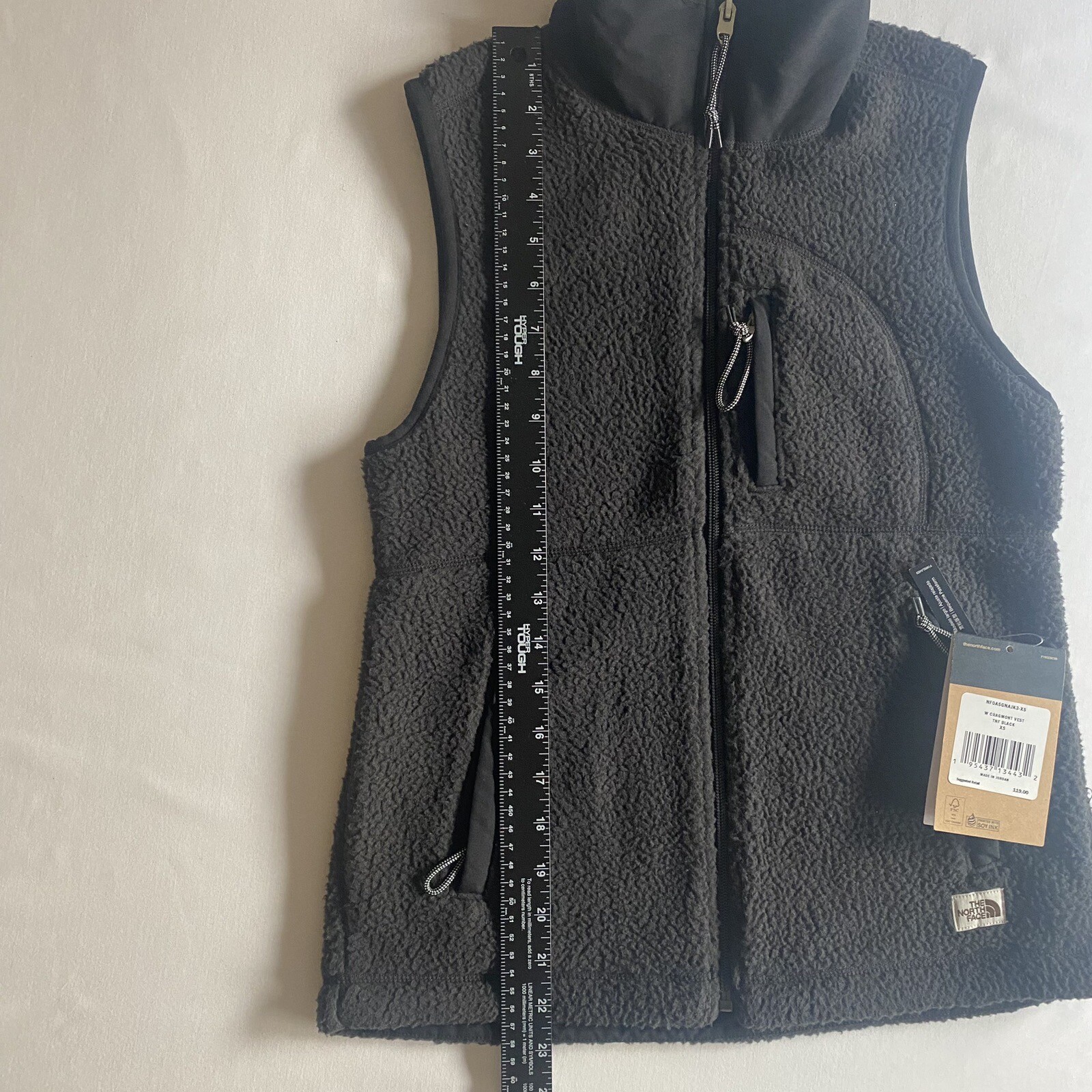 The North Face Cragmont Sherpa Vest Womens XS TNF Black Fleece