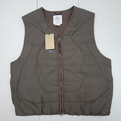 Nike Sportswear Tech Pack Insulated Therma-FIT Vest Mens Size L FN0635-237 Brown