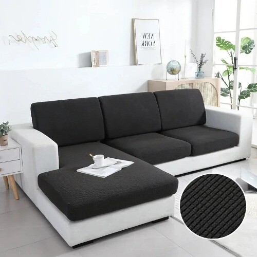 Thick Cushion Cover Fitted Sofa Covers for LivingRoom StretchJacquard Seat Cover - Bild 35 von 45