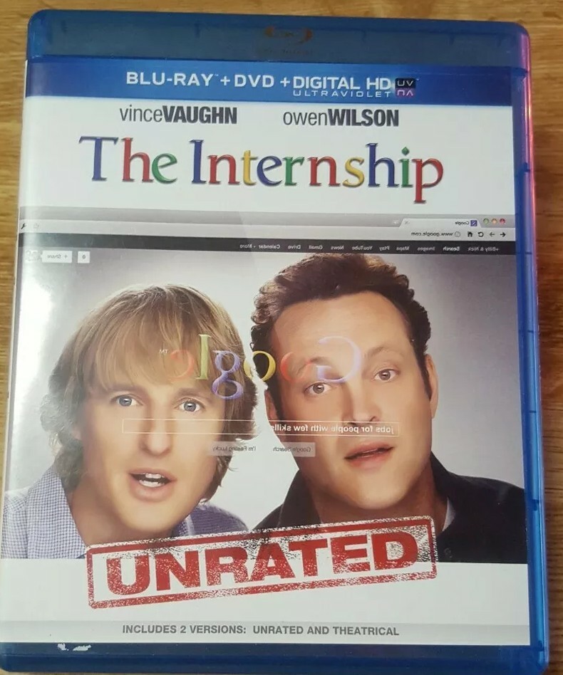 The Internship Unrated Movie Poster The Internship Poster Movie Poster
