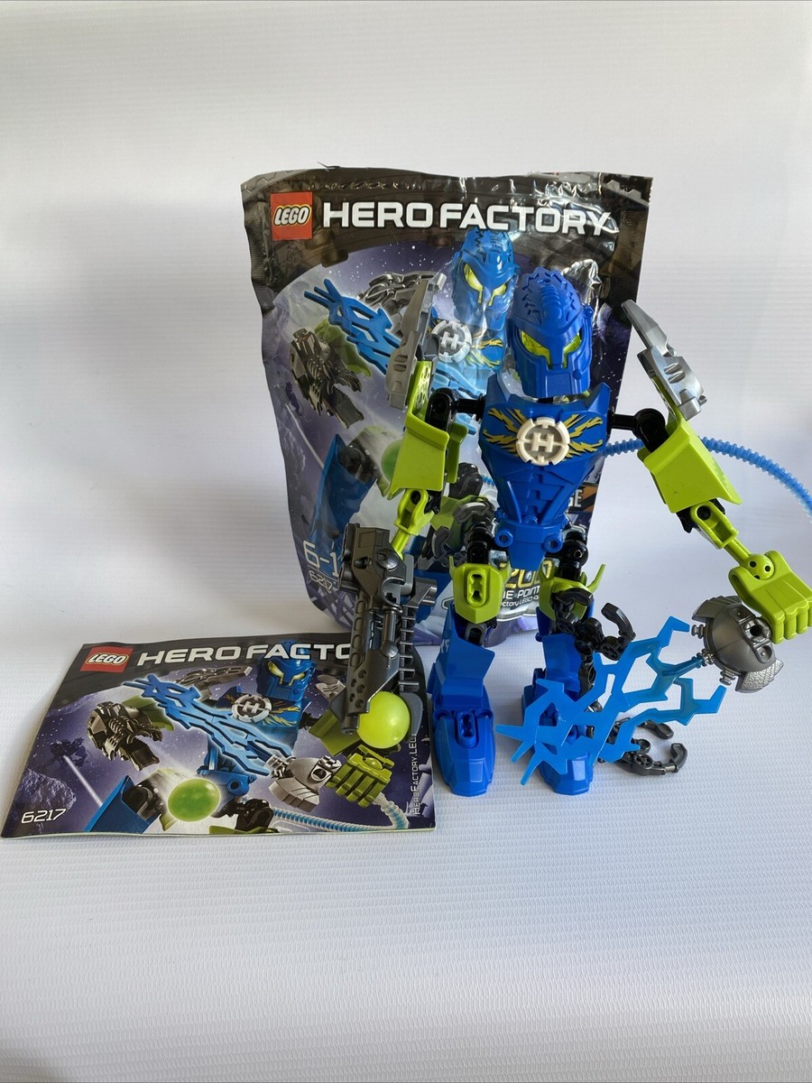 【希少】E-HERO セット 6217 LEGO HERO Factory Surge Bionicle With Bag And Instructions