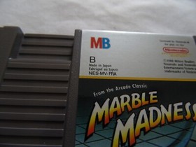 marble madness authentique version originale nintendo nes fra complet