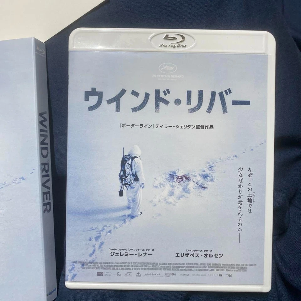 WIND RIVER Blu-ray First Limited Edition with Outer sleeve Booklet Happinet - Image 2 of 4