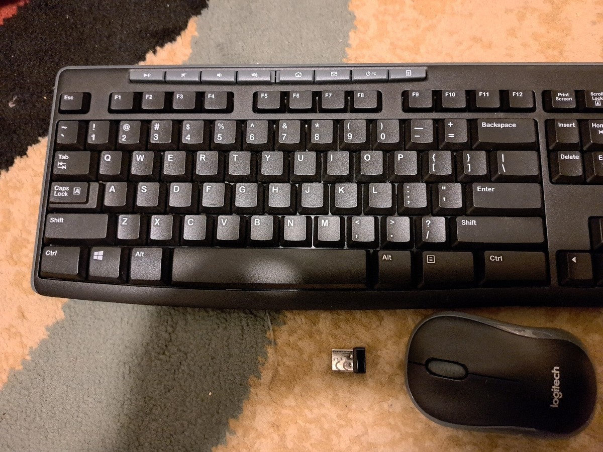 Logitech K270 Wireless Keyboard and M185 Mouse With Receiver