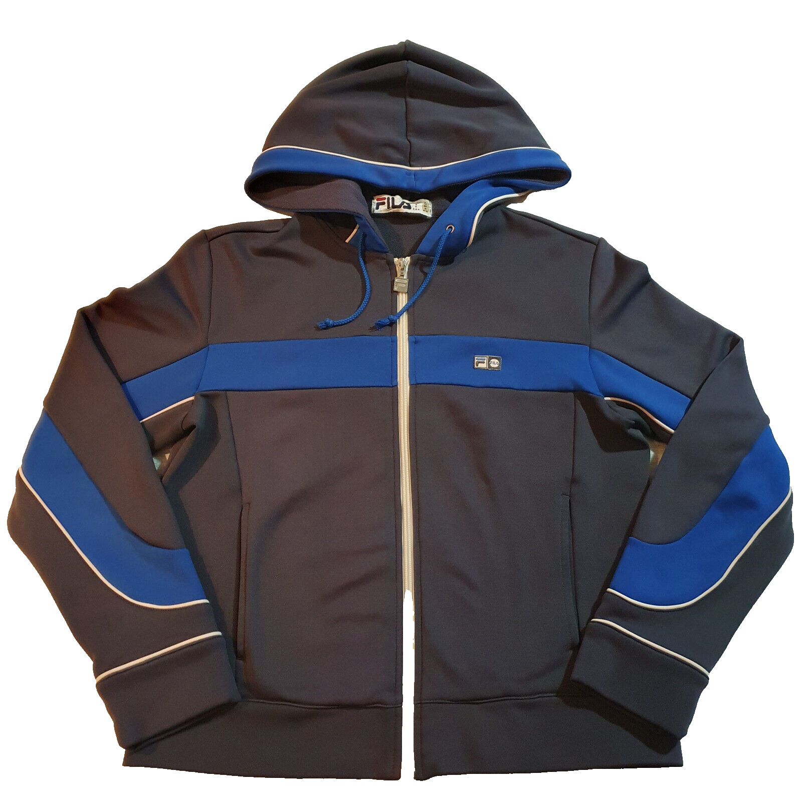 FILA Tuta Ragazzo Top Felpa Giacca Grigio Taglia Media Ottime Condizioni