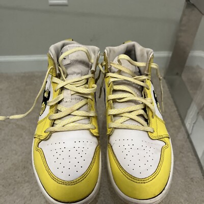 Nike Air Jordan 1 Mid SE GS Rose Patch Sneaker Shoes AV5173-700