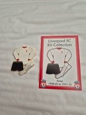 LIVERPOOL DANBURY MINT KIT COLLECTION 1968-69 AWAY SHIRT ENAMEL PLAQUE BADGE