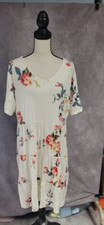 Poseshe Women's Casual Tiered Dress Size 3x. 95% Rayon 5% Spandex.