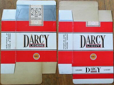 Giant Cigarette Display Box - 1960s 'Darcy Legere' - Belgian/Belgium