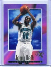 TONY DELK 1996-97 E-X2000 ROOKIE CARD #6 - HORNETS