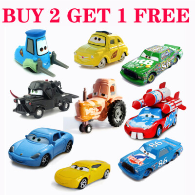 1:55 Diecast Disney Pixar Cars Model Car Lightning McQueen Gift Toys Lot Loose