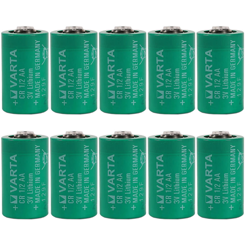 10pcs 3V CR1/2AA  950mAh Battery For Varta CR14250 1/2AA Series Battery US New