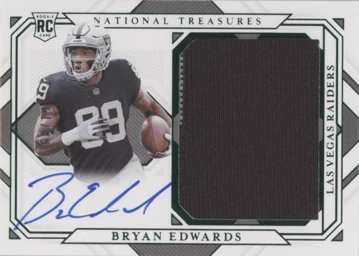 Edwards Regis Rps 2020 Panini National Treasures - Rookie Material Signatures Rps Bryan ...