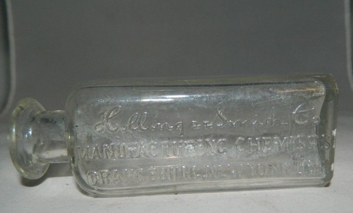 Vintage Rare Holling And Smith Manufacturing Chemists Of New York Empty Bottle - Picture 3 of 3