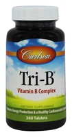 Carlson Labs - Tri B Homocysteine Formula - 360 Tablets on sale Carlson Labs - Tri B Homocysteine Formula - 360 Tablets on sale