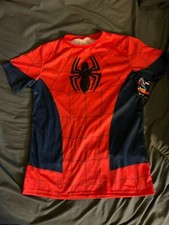 NWT New With Tags Spider-man Child's Size L/XL Polyester Shirt