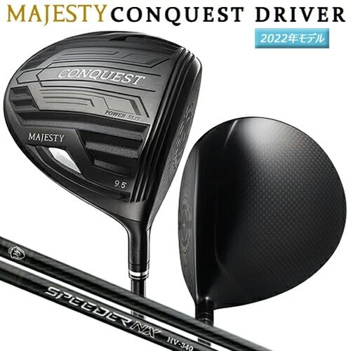 Majesty 2022 CONQUEST Driver 9.5deg RH Speeder NX HV340 Graphite