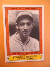 Johnny Frederick - 1985 Topps Collector's Series Baseball card #12 - B. Dodgers
