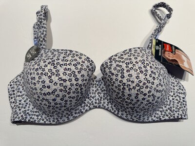 NWT HANES Classics Balconette Lift Underwire Bra HC04 38B