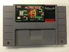 Ms. Pac-Man - SNES Super Nintendo Game Tested - Working - Authentic!