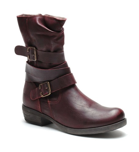 Bos \u0026 Co 'Katie' Bordeaux leather 