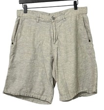 Patagonia Men's Back Step Shorts Size 33 Gray Hemp Cotton Blend Lightweight Chin