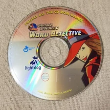 Carmen Sandiego Word Detective PC Game CD-ROM Lightdog General Mills Promo