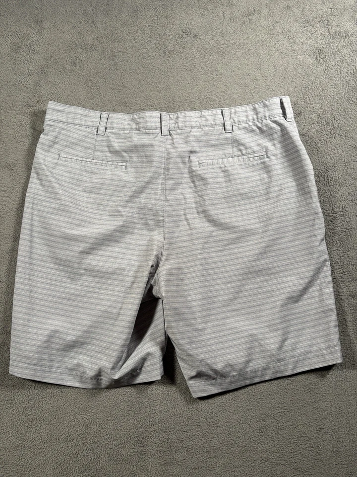 Мужские шорты для гольфа Ben Hogan 40 Performance Chino серые плоские спереди деловые повседневные - Изображение 3 из 4