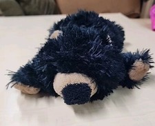 CIRCUS CIRCUS Black Bear Plush - Vintage Plush Soft Rare Circa 1980's